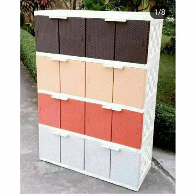 LEMARI ANAK LOKER CABINET LEMARI PLASTIK RAK SUSUN RAK BAYI LEMARI BAYI LEMARI PAKAIAN