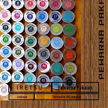 ➥ IRETSU PEWARNA TEKSTILE DAN PAKAIAN BAHAN POLYESTER | IRETSU PEWARNA SERBAGUNA ♜