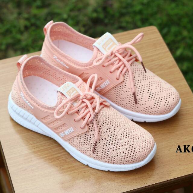 Sneakers Wanita AK03 Fashion Sport Shoes  Cewek Import 