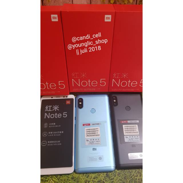 New xiaomi note5pro 4/64 garansi distributor 1tahun
