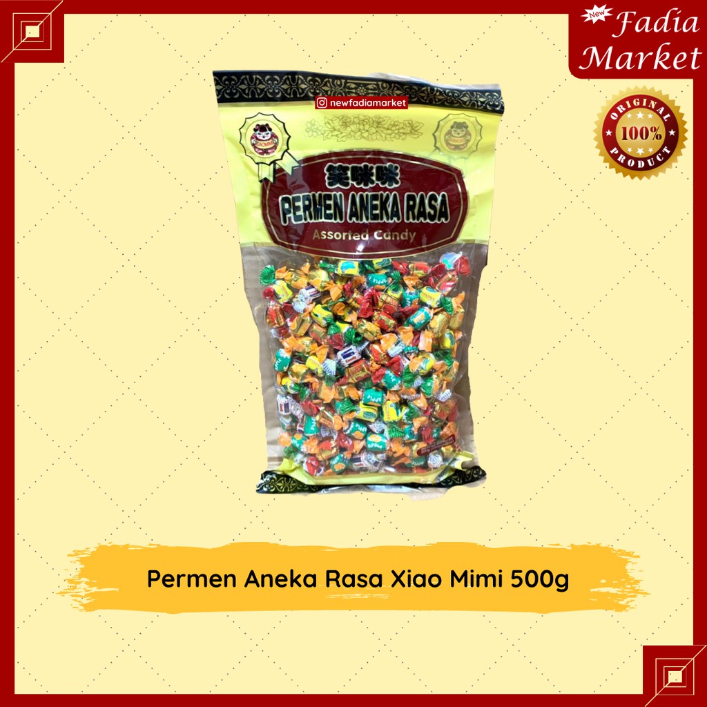 

Xiao Mimi Assorted Candy Permen Buah-Buahan Lamaran Imlek Sincia 500g