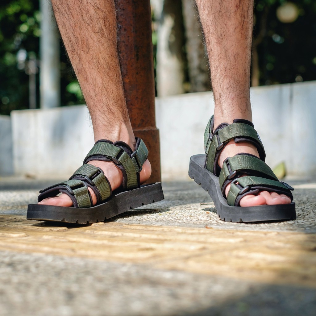 Sandal Gunung dan Travelling Malmo Olive Black By Osgood Footwear