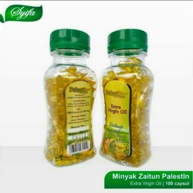 Minyak Zaitun Palestin Extra Virgin Olive Oil 100 kapsul