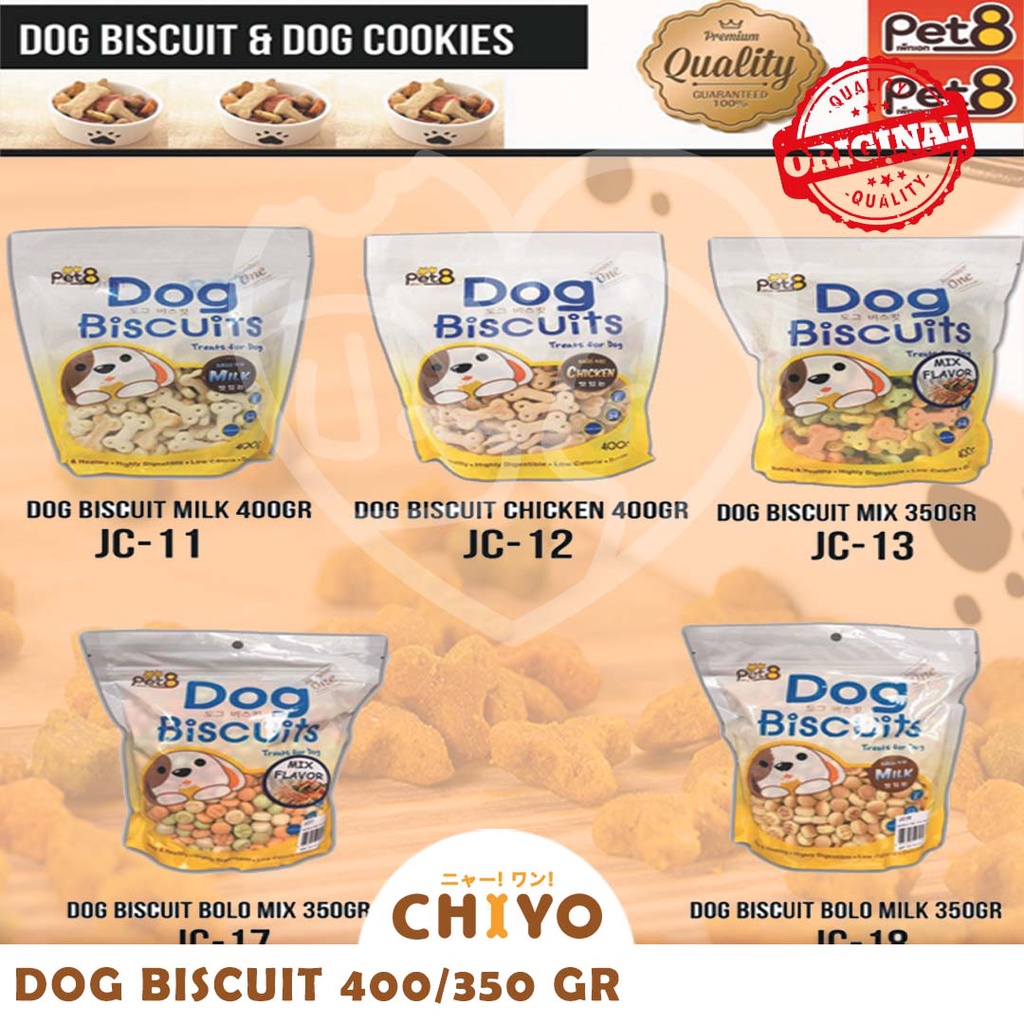 SNACK ANJING BISCUIT 400 GR / 350 GR [ DOG FOOD ]