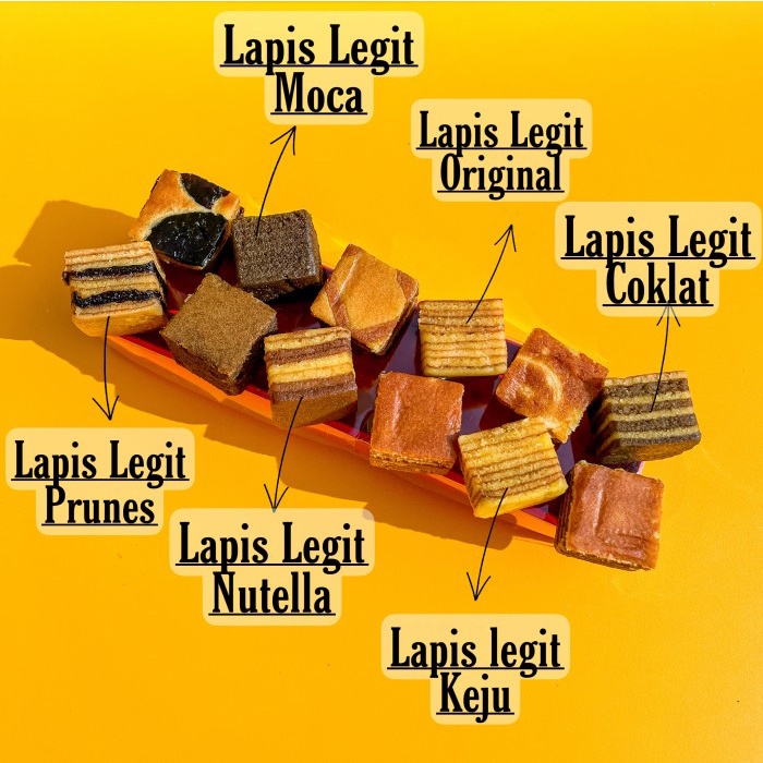 

T20R Paket Komplit Lapis Legit 6 Rasa Ht501Gr