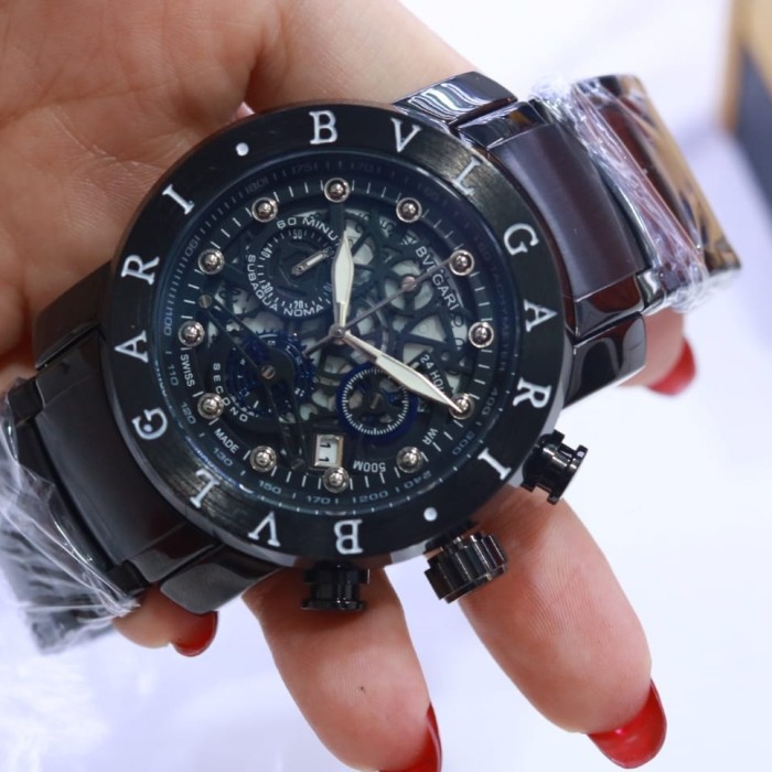 PROMO Jam Tangan BVLGARI Chronograph Aktif