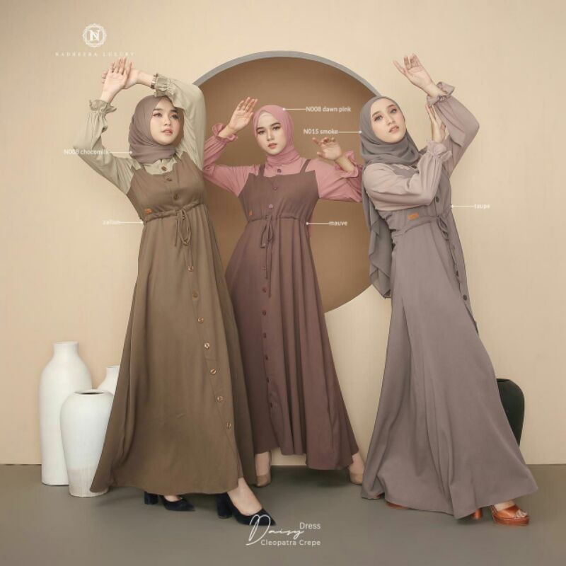 Daisy dress/Dress terbaru/dress nadheera