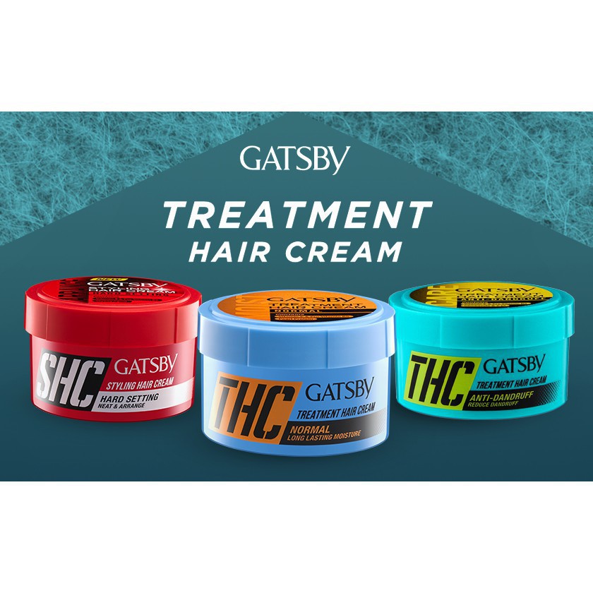 Jual GATSBY TREATMENT HAIR CREAM GATSBY ANTI DANDRUFF/NORMAL HAIR 70GR