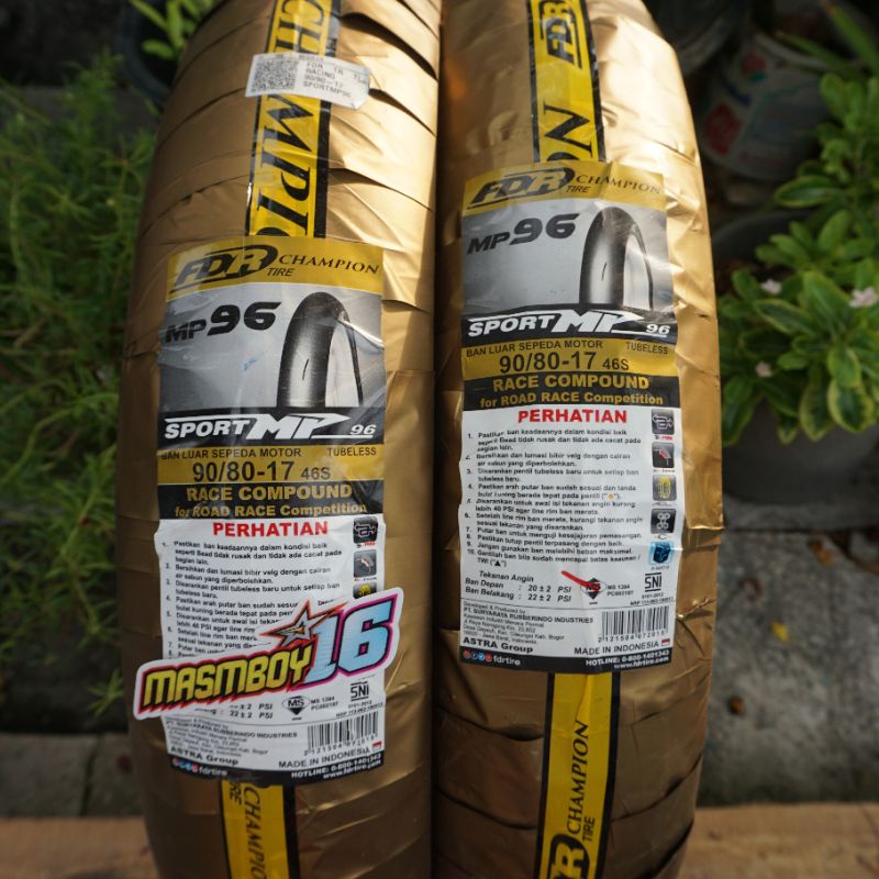 FDR SPORT MP96 90/80-17 TUBELESS