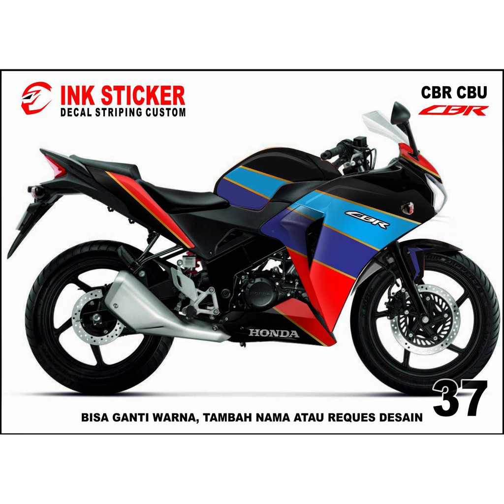 Sticker Decal CBR THAILAND, CBR CBU 150R / 250R 37 fullbody