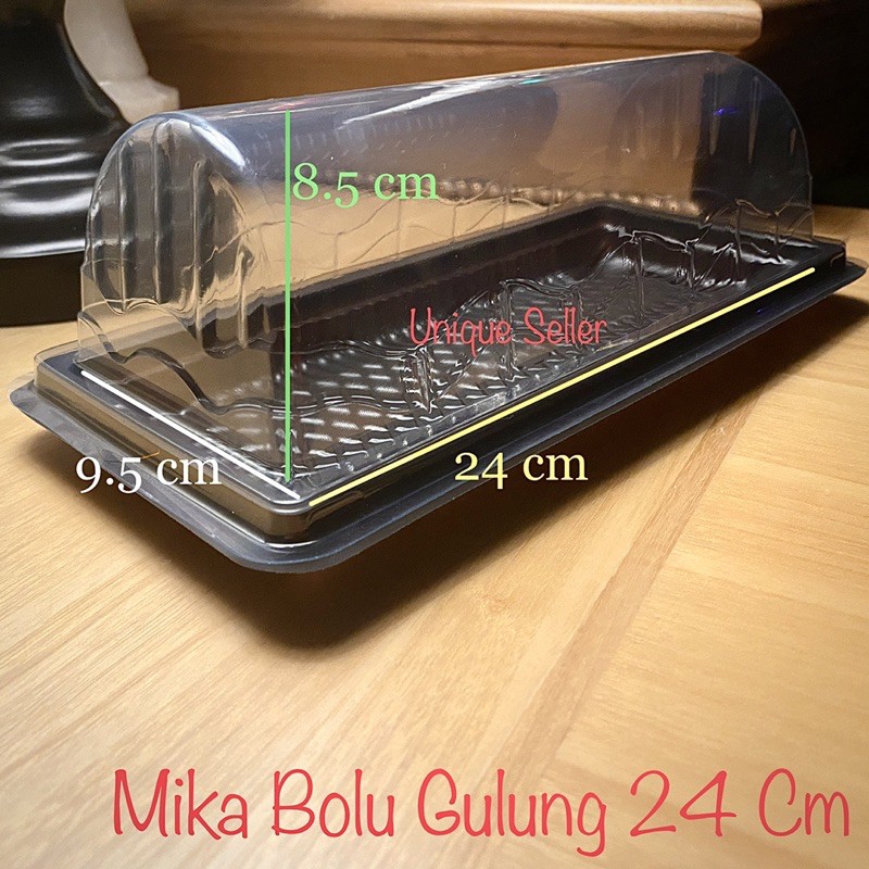 Mika Bolu Gulung Roll Tart Cake 24x9.5x8.5 cm Per Pcs / Mika BGT 24 / Mika BG 24 / Mika Roll Cake 24 cm / Mika Bolu Gulung 24cm / Mika Rolltart 24 cm / Mika Roll Tart 24 cm