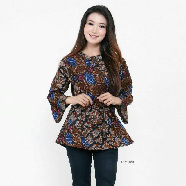 ATASAN BATIK WANITA/BLOSE BATIK/BAJU ATASAN BATIK/BLOUSE MURAH /BLOUSE /BAJU ATASAN MURAH