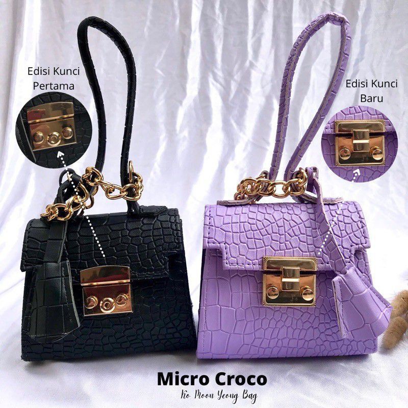 TAS ANDIN MICRO CROCO /TAS ANDIN 2021/TAS SELEMPANG WANITA 2021/TAS ANDIN IKATAN CINTA