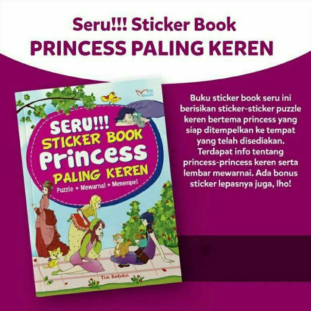 

STICKER BOOK PRINCESS PALING KEREN