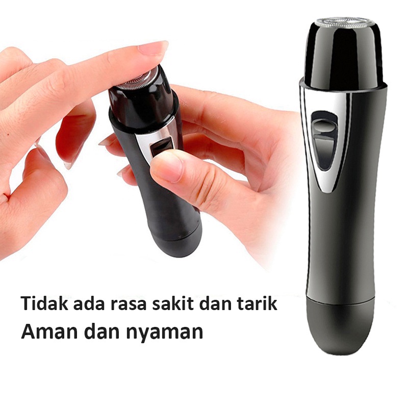 Alat Cukur 4in1 Alat Cukur Rambut Elektrik Pencukur Alis Alat Cukur Alis Pencukur Bulu Hidung Cukuran Epilator Tubuh Wajah Hair Remover Electric Nose Face Eyebrow Body Trimmer
