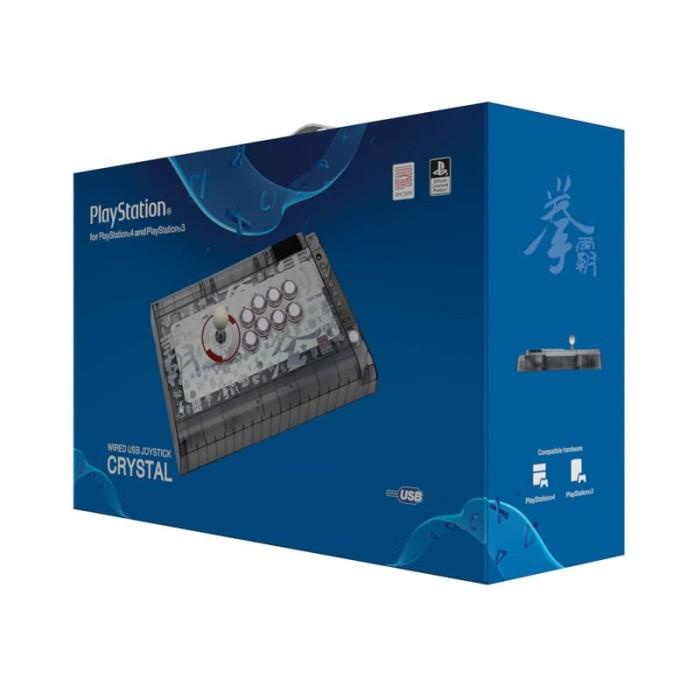 Qanba Crystal LED Backlit Arcade Stick for PC and PS4