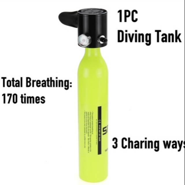 Silinder Tabung Oksigen Mini 0.5L untuk Perlengkapan Scuba/Diving
/hiking SMACO