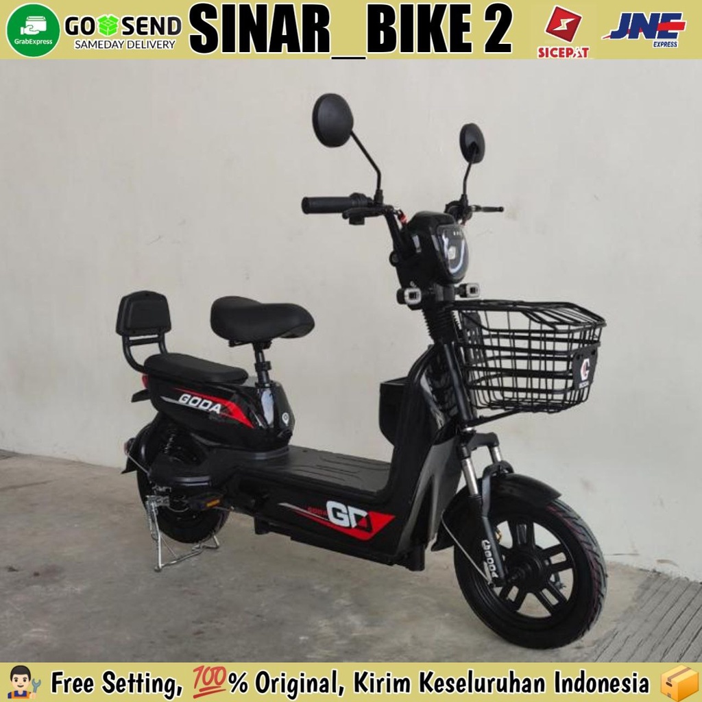 Sepeda Listrik GODA 141 48V 12 AH Electric E Bike