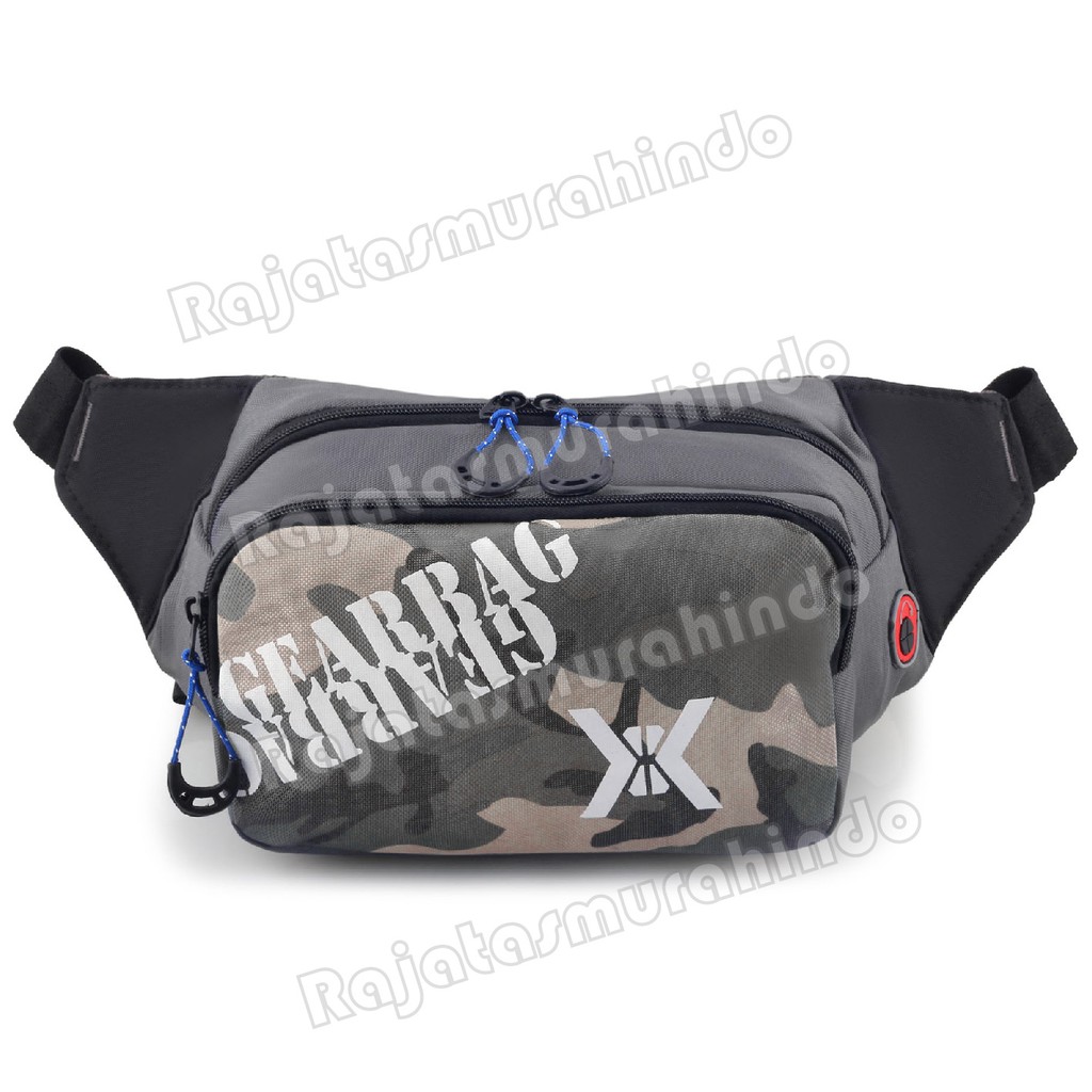 RTM - Gear Bag X Camouflage Waistbag WITH EARPHONE HOLE