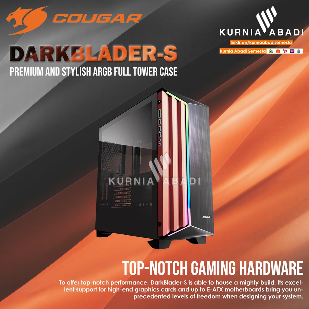 COUGAR GAMING CASE DarkBlader-S  RGB Full Tower Case