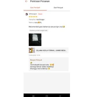 Cd31au22ᴼ ▫ CELANA KERJA FORMAL JUMBO BESAR BB 80-100 KG BAGGY PANTS PANT BEGI CASUAL KERJA KANTOR B