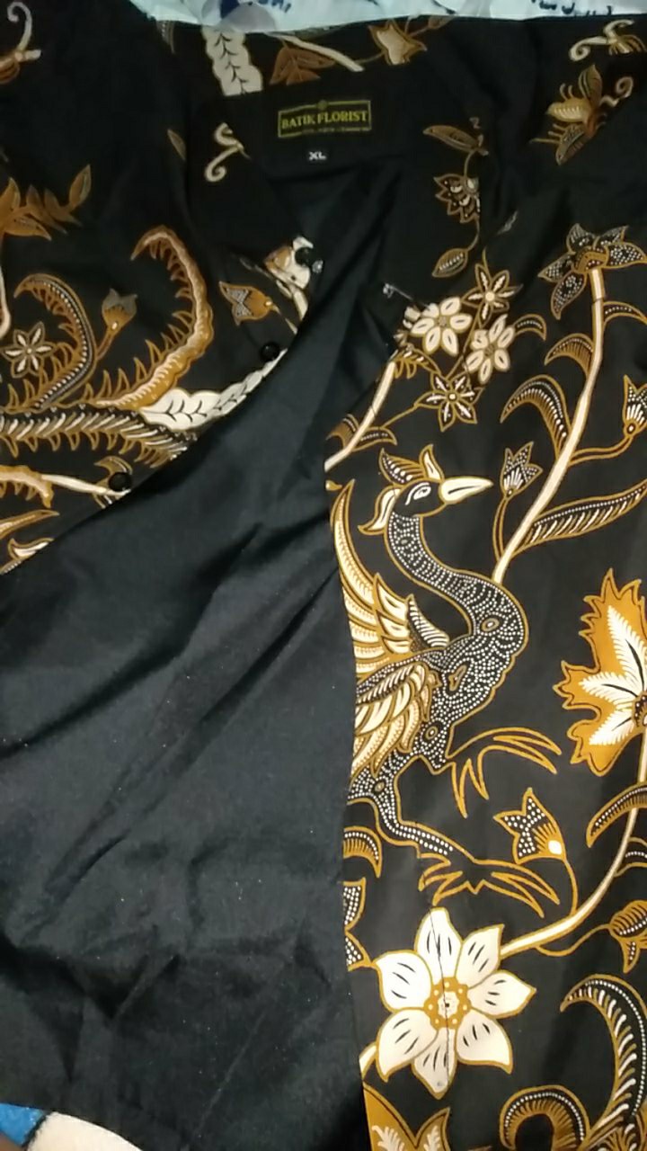 Cendrawasih Sogan Kemeja Batik Pria Lengan Panjang By Batik Florist