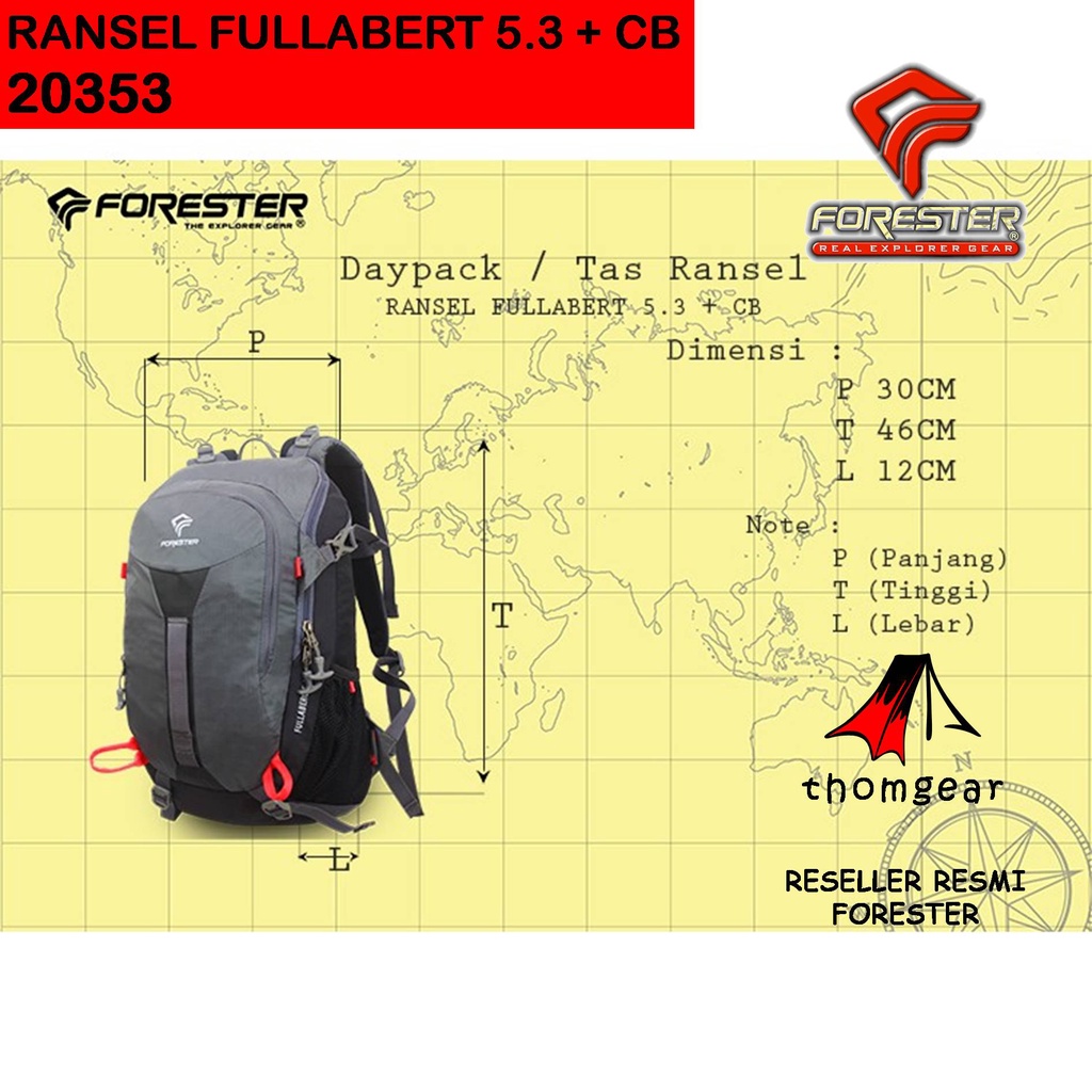 Thomgear Forester 20353 Tas Ransel Forester 20353 Ransel Fullabert 5.3 Original