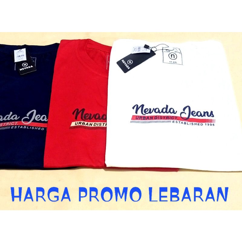 Kaos Nevada Pria Murah |  Kaos  putih Jumbo Wanita | Kaos Big Size Branded ko