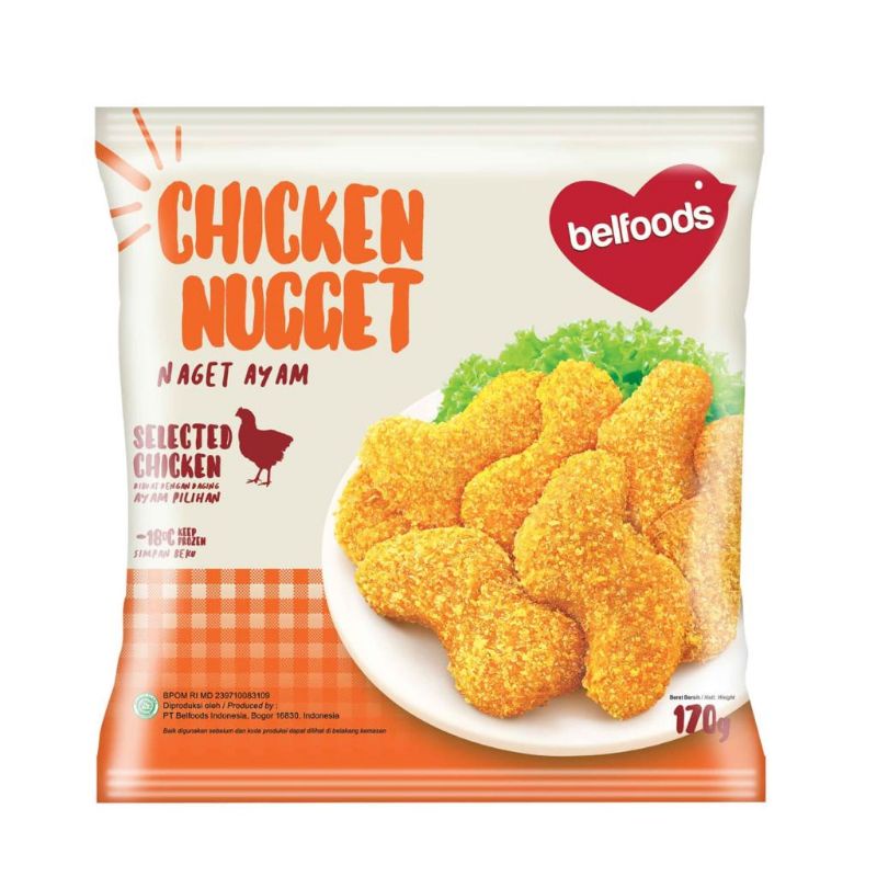 

nuget belfood 170 gram