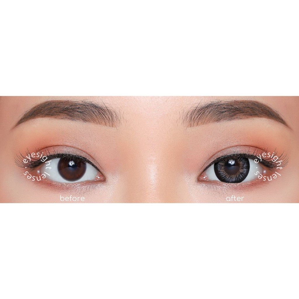 EYESIGHT LENSES Softlens Princess by EOS V-Check Gray (2pcs/sepasang)