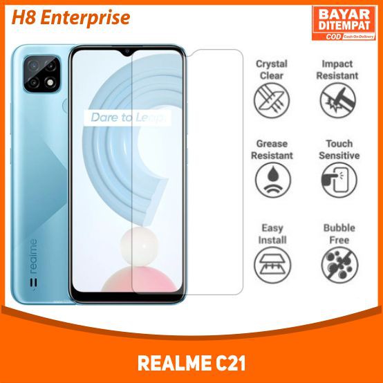 Tempered Glass Realme C21 - Tempered Glass Premium Quality