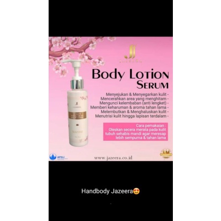 body lotion jazeera bpom