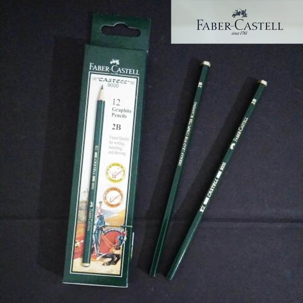 

PENSIL FABER CASTELL 2B / PENSIL 2B UNTUK UJIAN / PENSIL KAYU FABER CASTELL