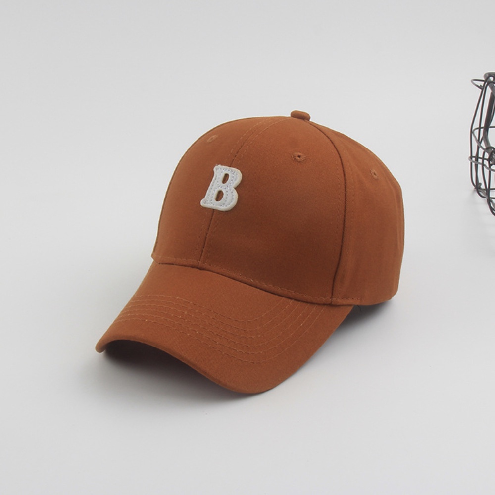 Topi Baseball Desain Huruf B Gaya Korea Untuk Olahraga Outdoor