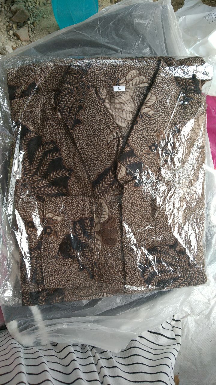 Kemeja Batik Slimfit Exclusive Original Butik Batik Pria Lengan Panjang M L Xl