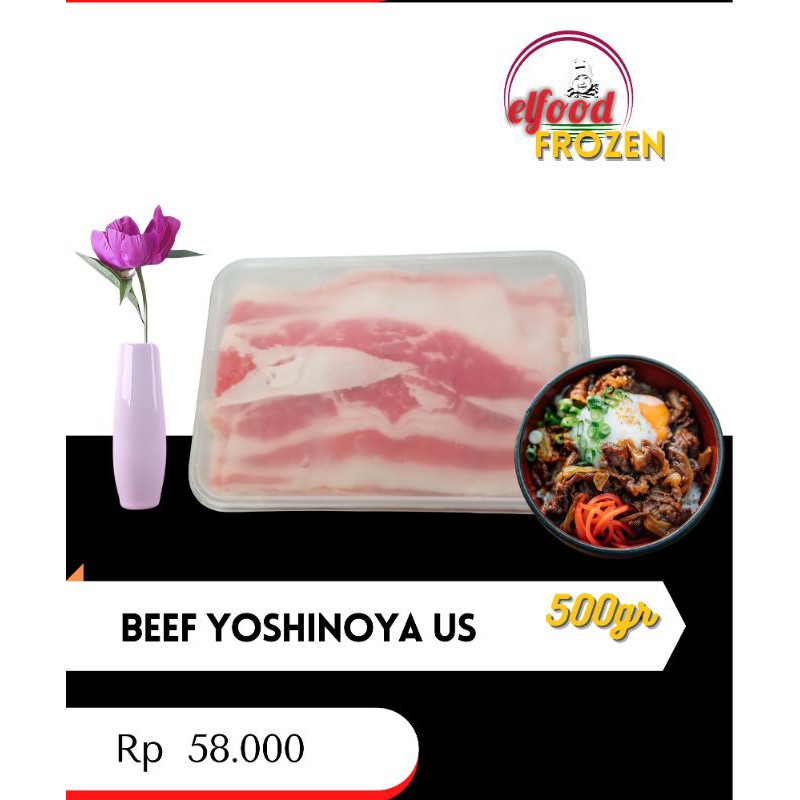 

Beef Slice Us Yoshinoya 400-500gr