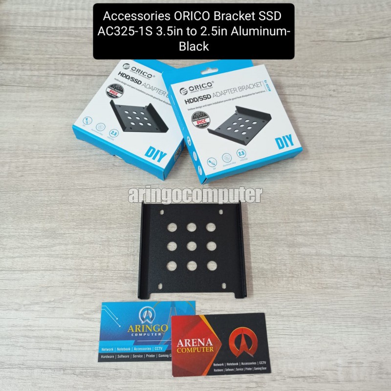 Accessories ORICO Bracket SSD AC325-1S 3.5in to 2.5in Aluminum - Black