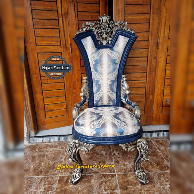 KURSI MAKAN UKIR KURSI CLASIC MEWAH KURSI MAKAN UKIR HIGH QUALITY KURSI MAKAN MEWAH