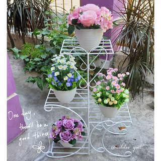 RAk Love  Shabby Standing 4 tempat  Tanpa Pot  dan Bunga  