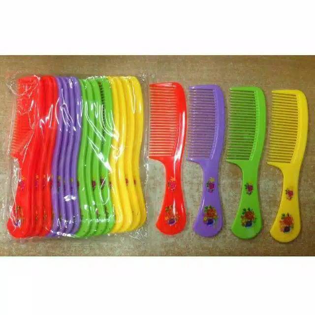 Sisir Gagang Bunga Warna Warni