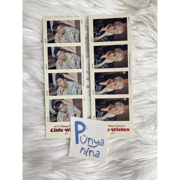 [SALE] SHARING 4 CUTS PHOTO BTS HOLIDAY COLLECTION 2021