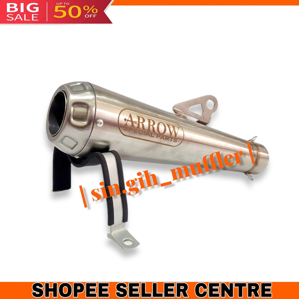 KNALPOT ARROW SILINCER CBR150 VIXION R15 NMAX VARIO BYSON TIGER SONIC150