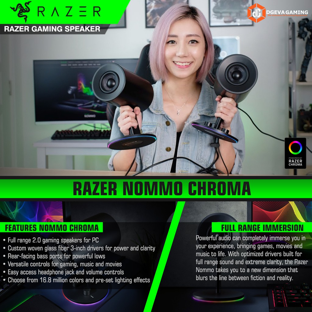 Razer Nommo Chroma 2.0 Gaming Speaker