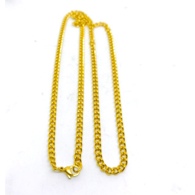 Hot Sale! Kalung titanium rante panjang 75cm titanium kalung perhiasan fasion