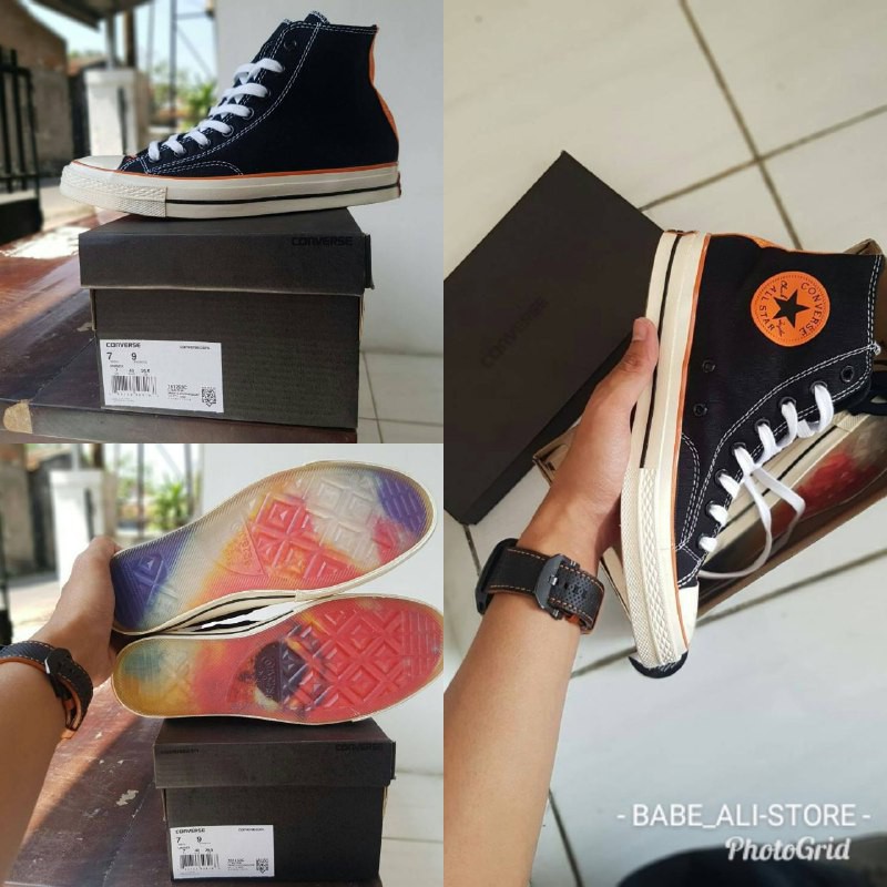 SEPATU Converse 1970S SEVENTIES X VINCE STAPLES Black Kualitas UA PREMIUM BNIB