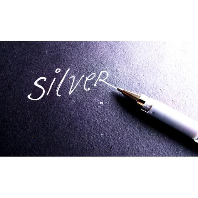 

`````````] Uni-ball Signo Broad UM-153 Silver Pen / Gell Pen