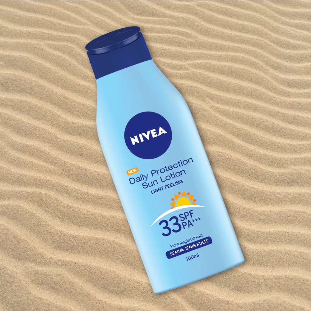 NIVEA Body Lotion Daily Protection Sun SPF33 100ml - Proteksi untuk semua jenis kulit Image 8