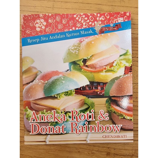 Buku Resep Roti Donat Pelangi Rainbow