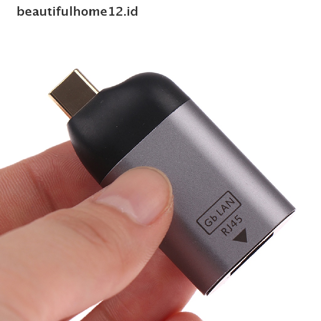 【beautifulhome12.id】 UHD 8K Type-C to Hdmi/VGA/DP/RJ45/Mini DP Video Converter 4K 60Hz USB C Adapter .