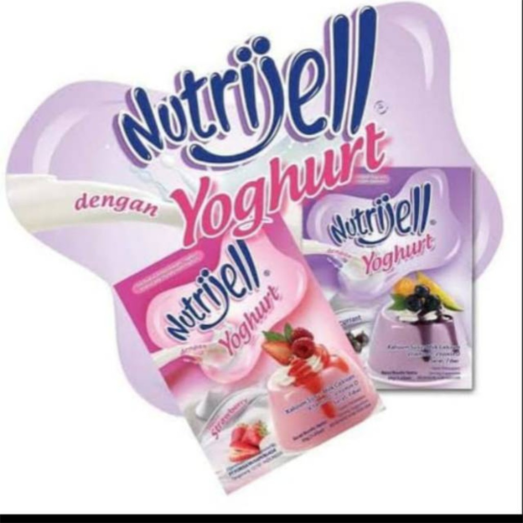 

NUTRIJELL YOGHURT STRAWBERRY DAN BLACKCURRANT 35GR